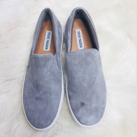 steve madden gills gray suede